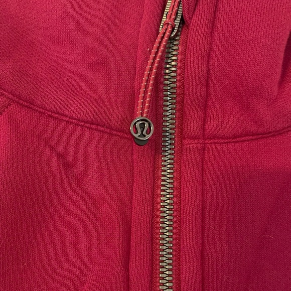 Lululemon Magenta Scuba Half Zip - Picture 3 of 6